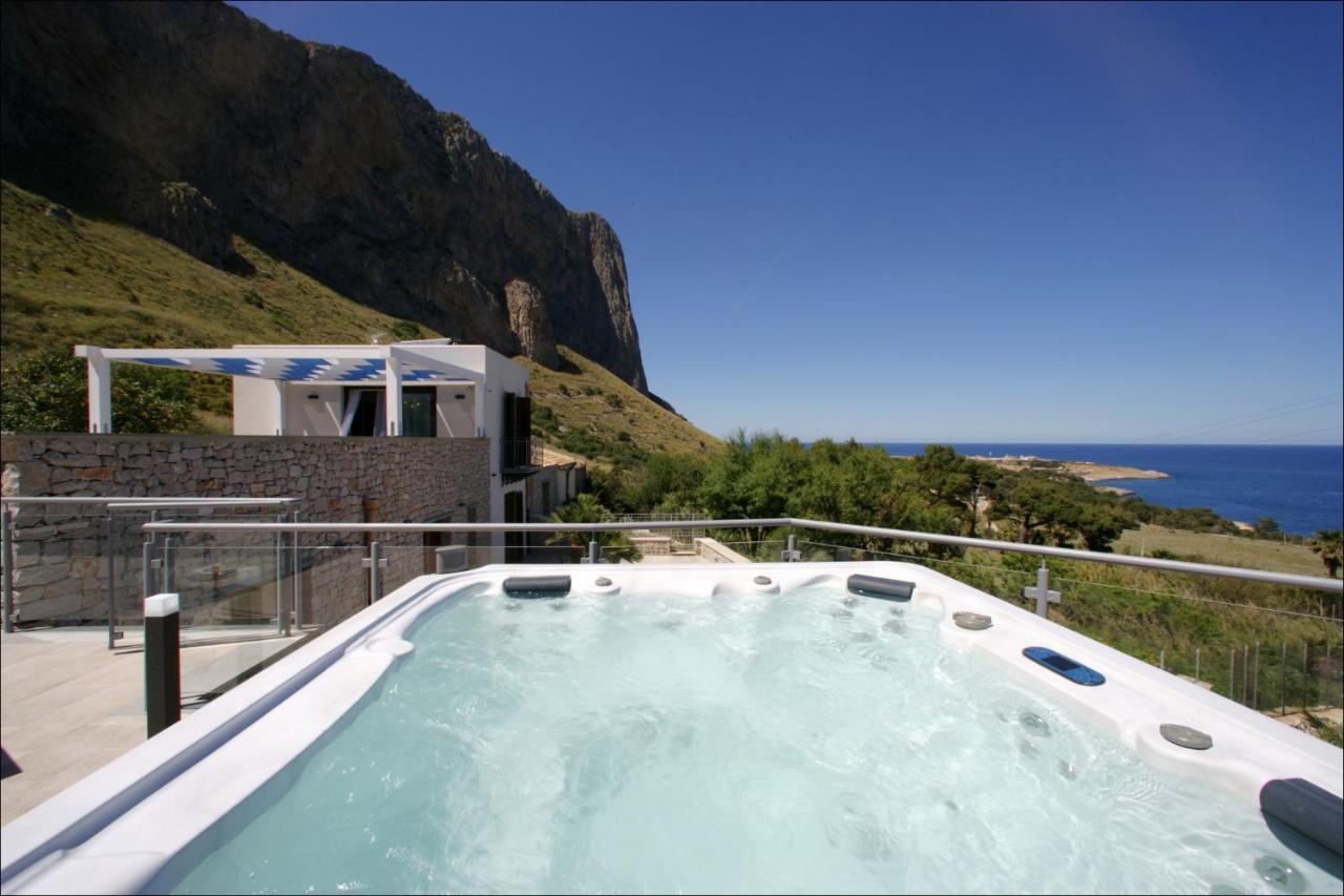 Villa Antonia - Vasca Idromassaggio Terrazza Vista Mare San Vito Lo Capo Exterior foto