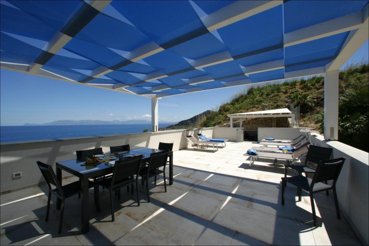 Villa Antonia - Vasca Idromassaggio Terrazza Vista Mare San Vito Lo Capo Exterior foto