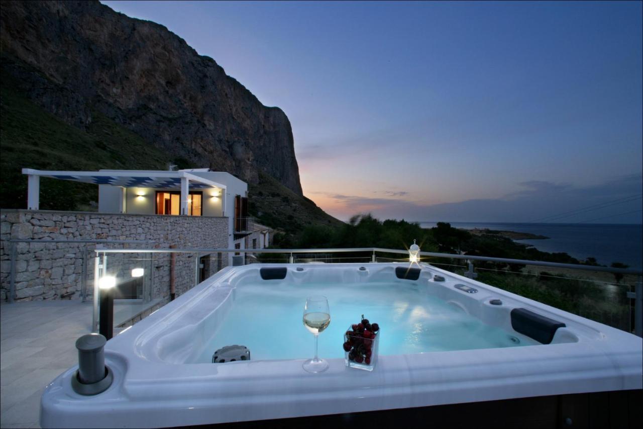 Villa Antonia - Vasca Idromassaggio Terrazza Vista Mare San Vito Lo Capo Exterior foto