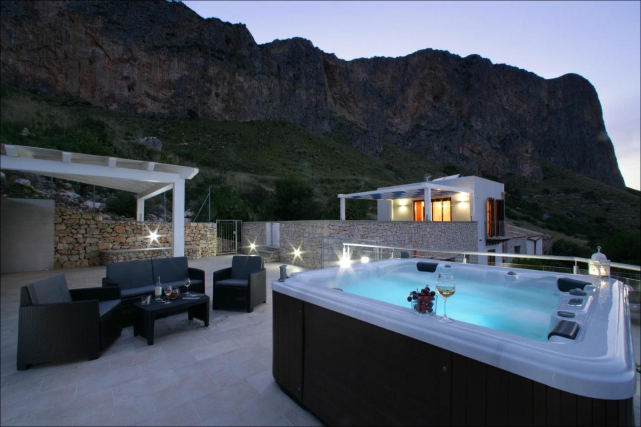 Villa Antonia - Vasca Idromassaggio Terrazza Vista Mare San Vito Lo Capo Exterior foto