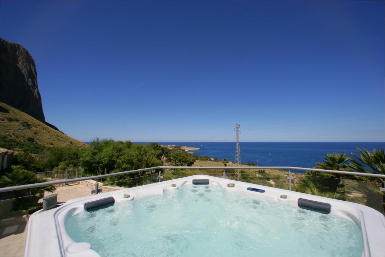 Villa Antonia - Vasca Idromassaggio Terrazza Vista Mare San Vito Lo Capo Exterior foto